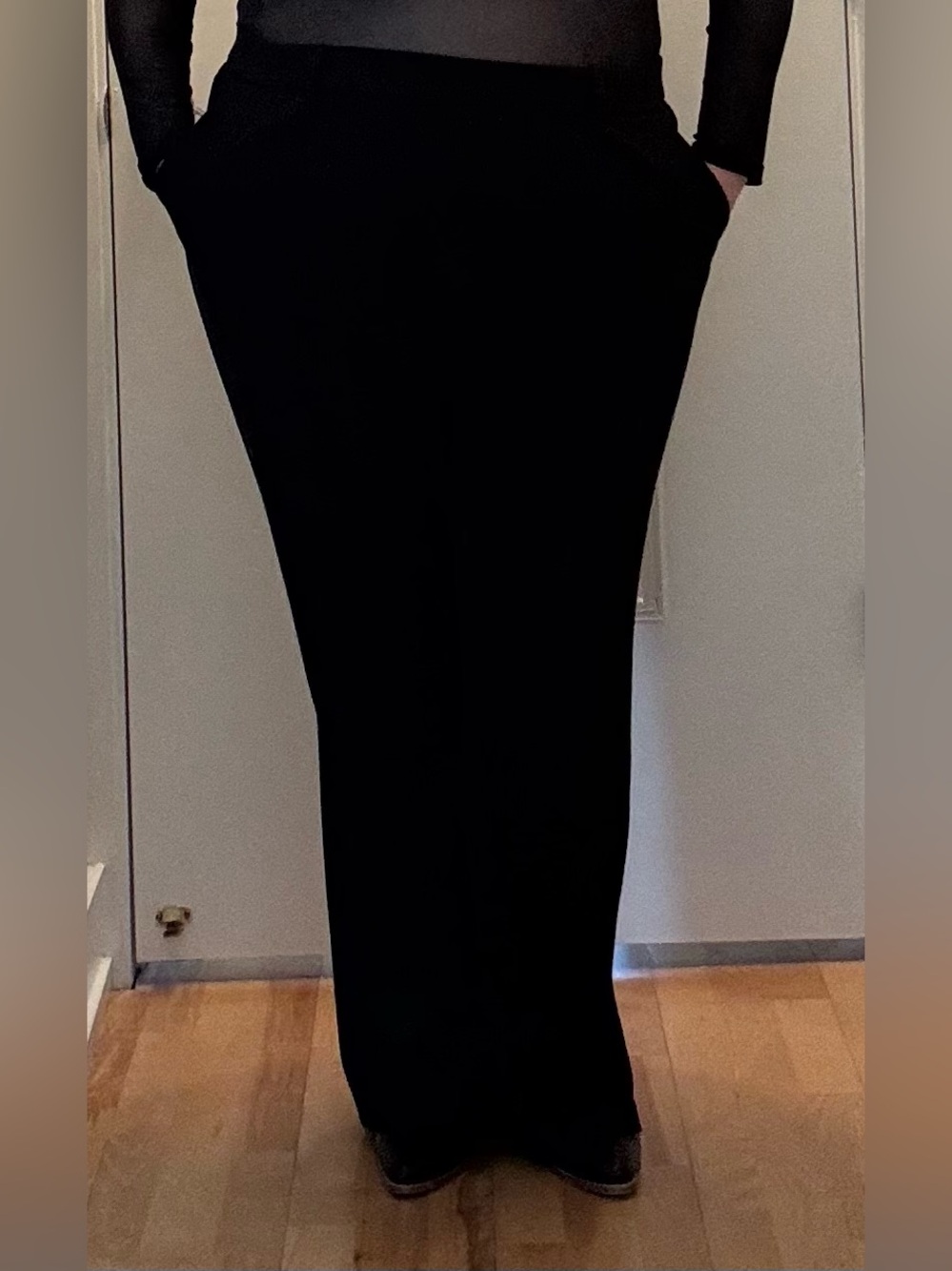 Classic Black Ponte Pants 2x-3x